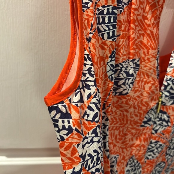 Tory Burch Janetta Flouncy Pleated Silk Dress - Picture 9 of 11